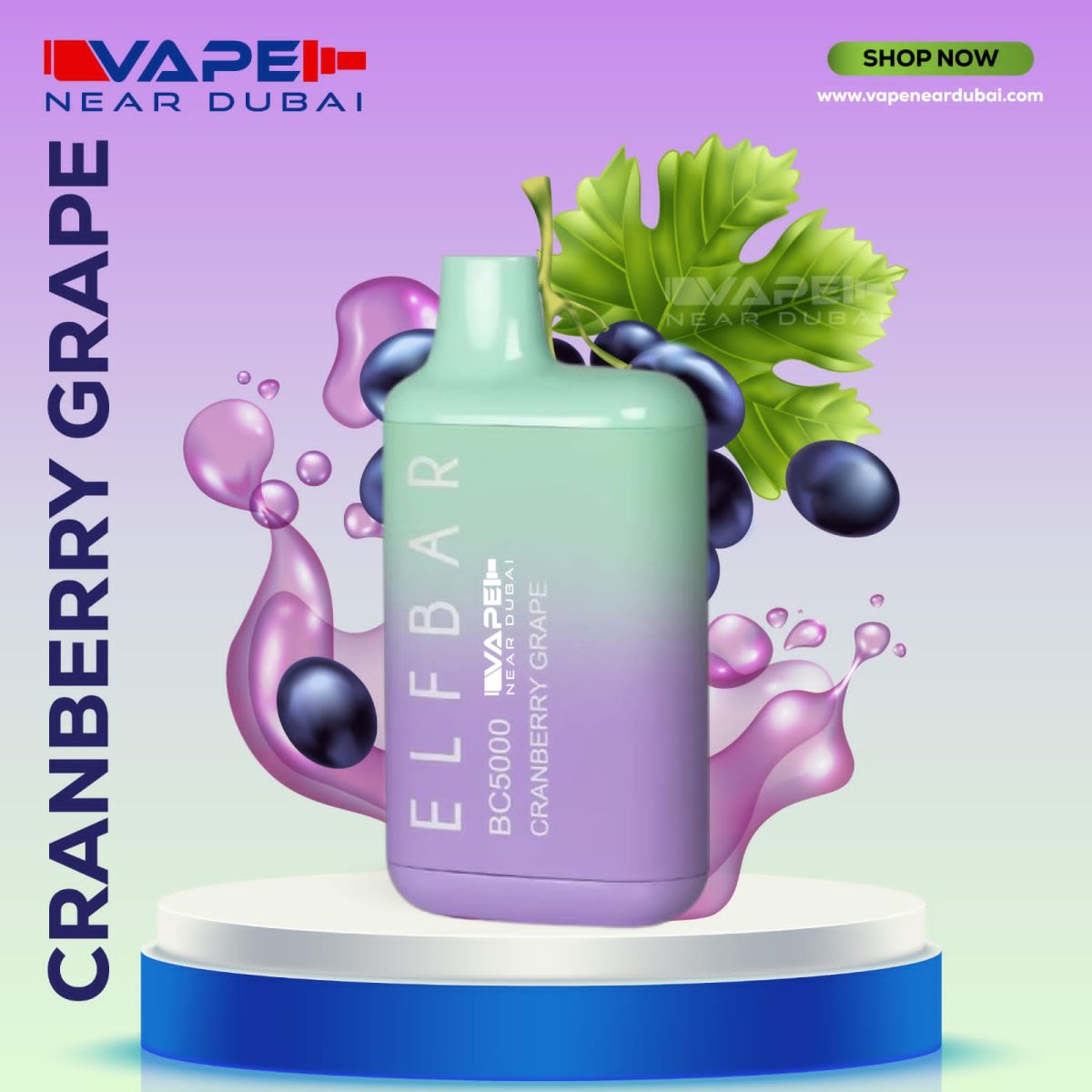 BEST ELF BAR Cranberry Grape (BC5000 Puffs) Disposable Vape In Dubai