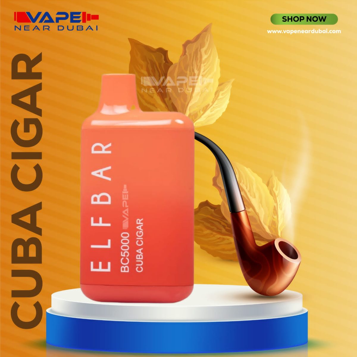 BEST ELF BAR Cuba Cigar (BC5000 Puffs) Disposable Vape In Dubai