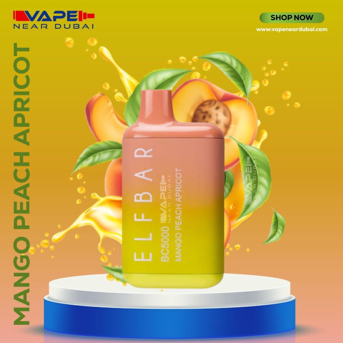 BEST ELF BAR Mango Peach Apricot (BC5000 Puffs) Disposable Vape In Dubai