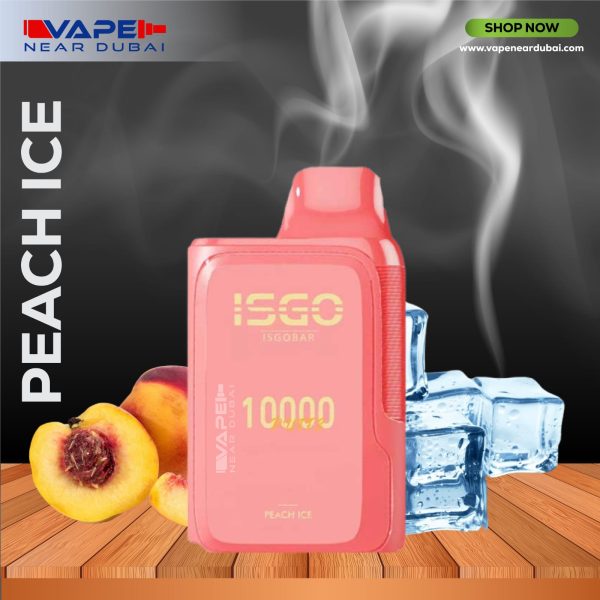 BEST ISGO BAR PEACH ICE (10000 Puffs) Disposable