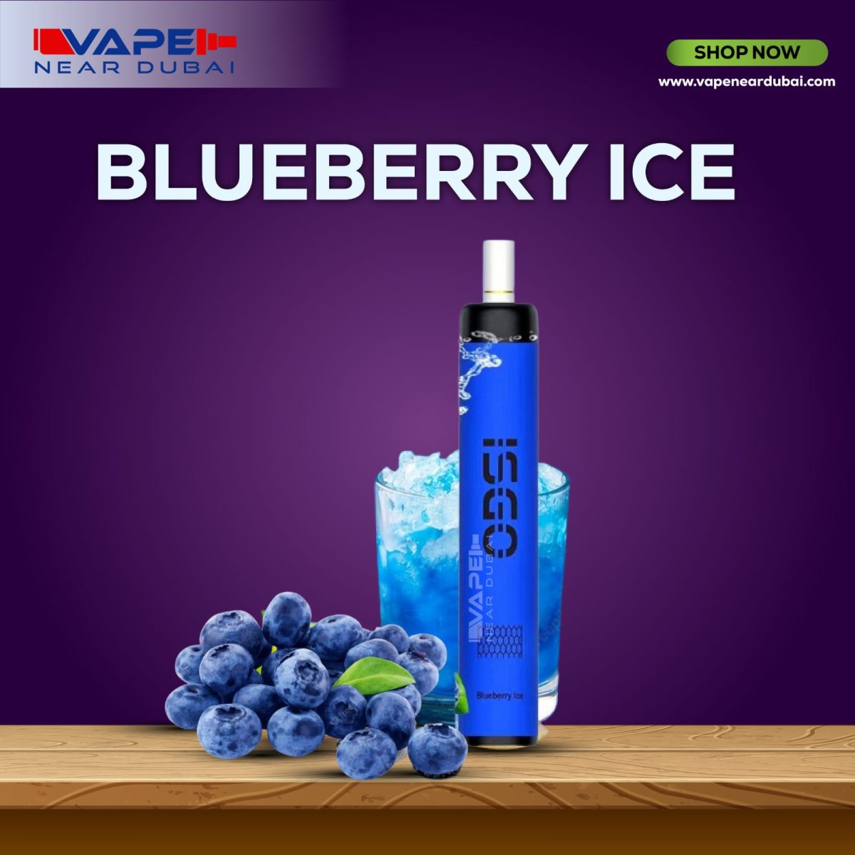 BEST ISGO TOKYO (4000 Puffs)Blueberry Ice Disposable Vape Dubai