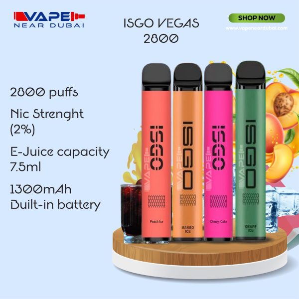 BEST ISGO VEGAS (2800 Puffs) Disposable Vape Dubai