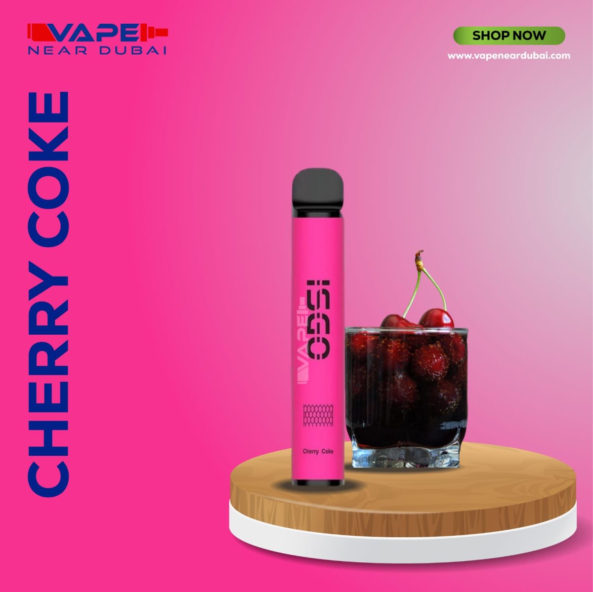 BEST ISGO VEGAS Cherry Coke (2800 Puffs) Disposable Vape In Dubai