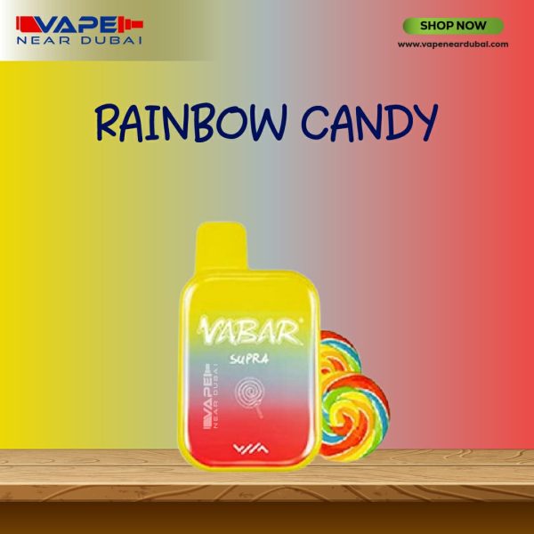 BEST VABAR SUPRA Rainbow Candy (7000 Puffs) Disposable Vape In Dubai