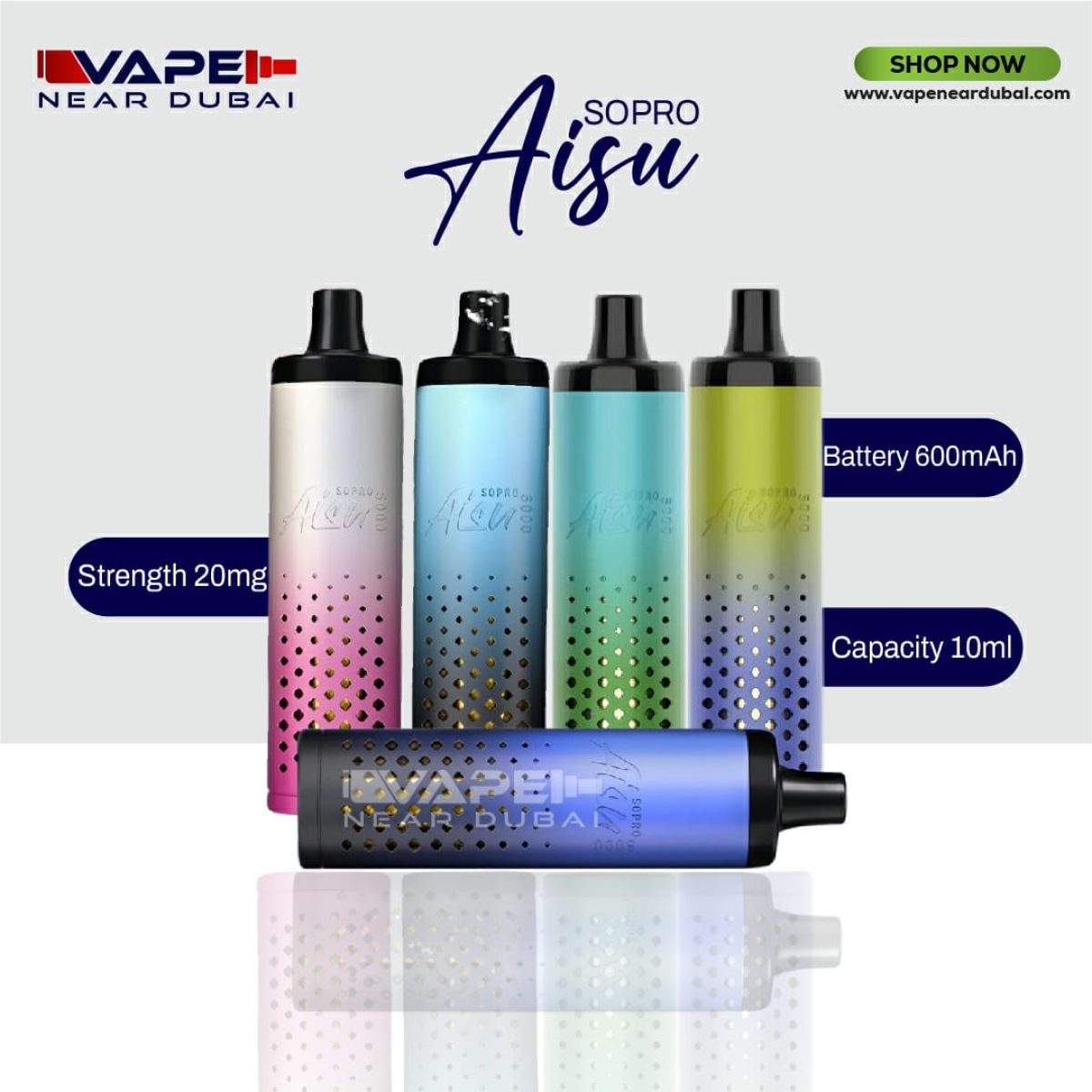 BEST AISU SOPRO Disposable Vape Dubai (5000 puffs) – Vape Near Dubai