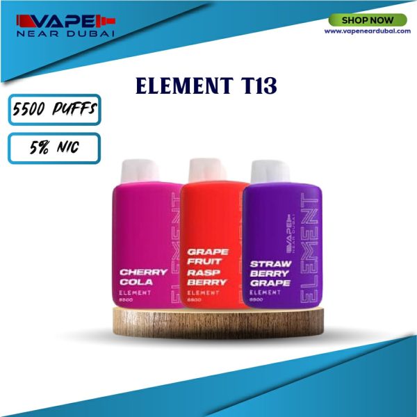 BEST ELEMENT T13 (5500 Puffs) Disposable Vape In Dubai