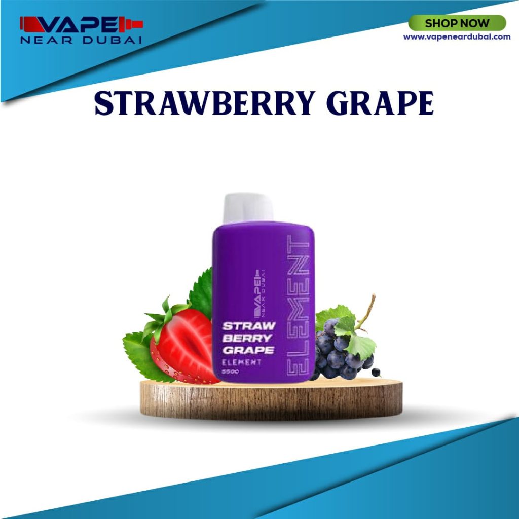 BEST ELEMENT T13 Strawberry Grape (5500 puffs) Disposable Vape In Dubai