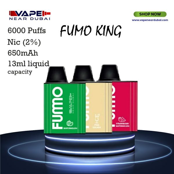 BEST FUMO KING (6000 Puffs) Disposable Vape In Dubai