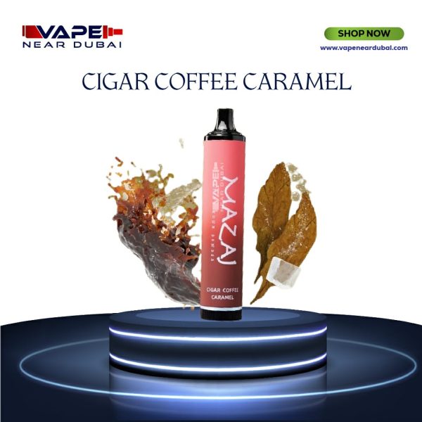 BEST MAZAJ DEMON Cigar Coffee Caramel (5000 puffs) Disposable Vape In Dubai