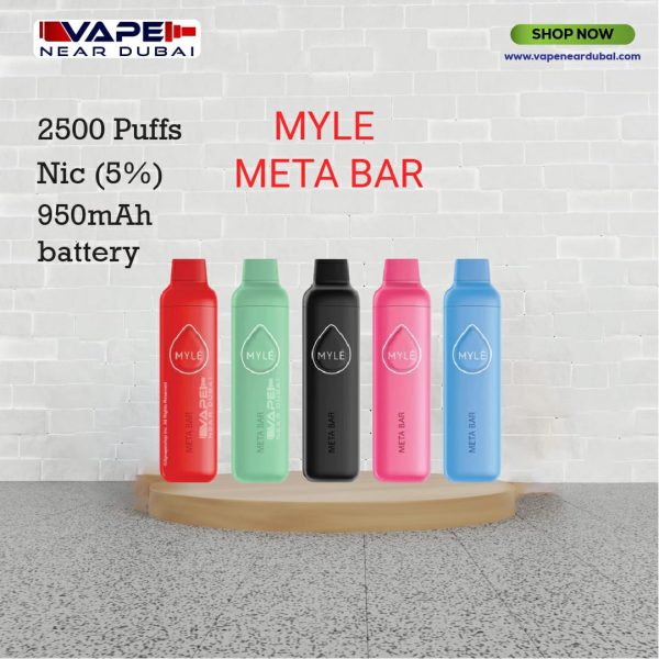 MYLE Meta Bar Disposable Vape Dubai (2500 Puffs)