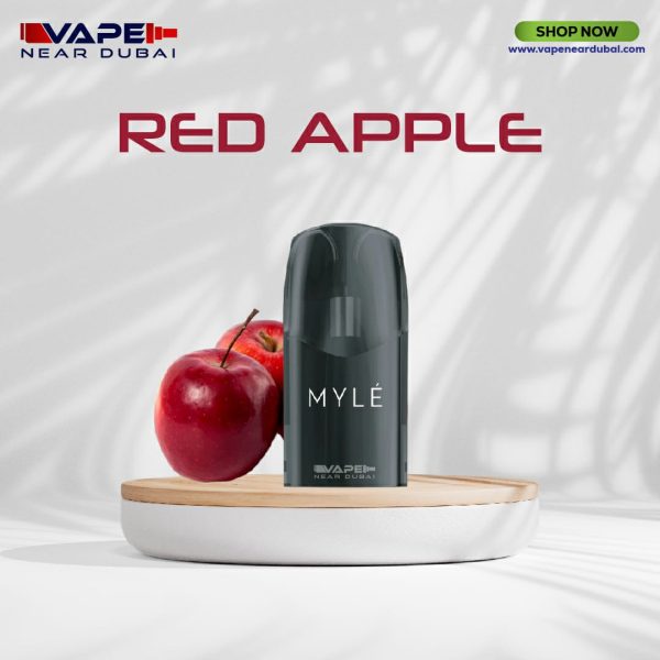 BEST MYLE V5 META POD Red Apple 2pcs Pack In Dubai