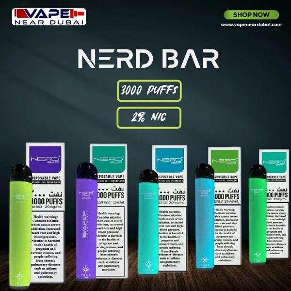 Best Nerd Bar Disposable Vape Dubai (3000 Puffs)