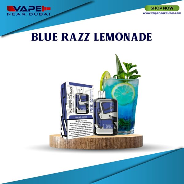 BEST NERD BAR DIAMOND EDITION Blue Razz Lemonade (7000 Puffs) Disposable Vape In Dubai