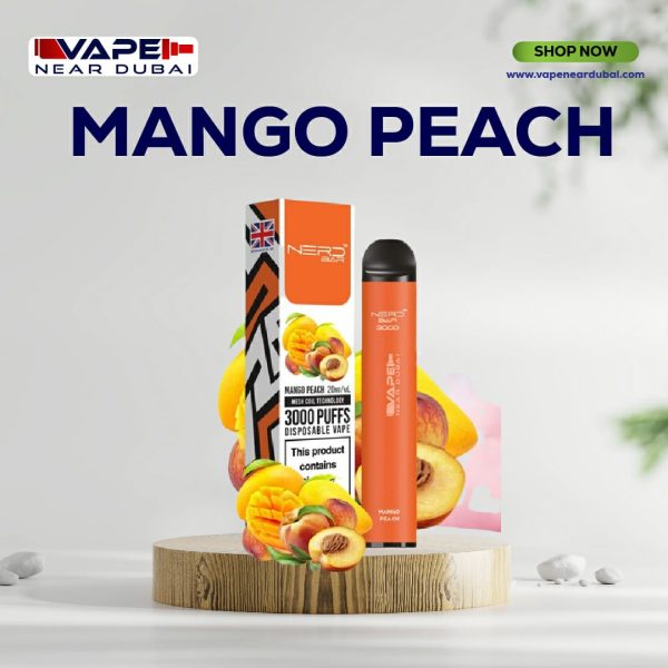 BEST NERD BAR Mango Peach (3000 puffs) Disposable Vape In Dubai