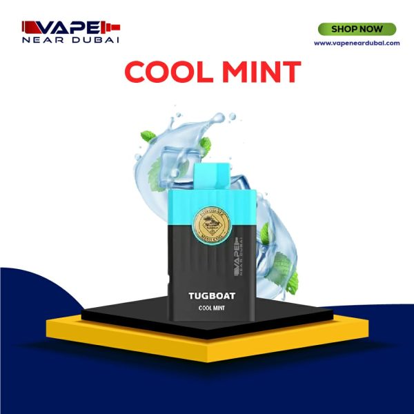 BEST TUGBOAT HERO Cool Mint (8000 Puffs) Disposable Vape In Dubai