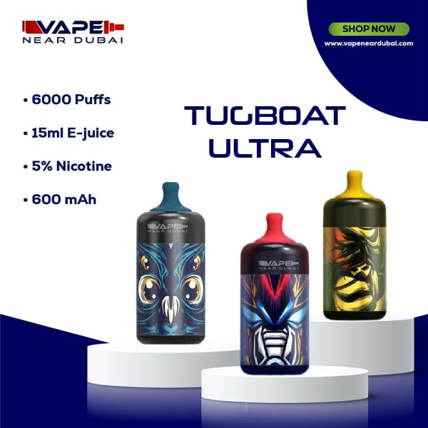 Best Tugboat Ultra Disposable Vape Dubai (6000 Puffs)