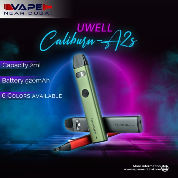 UWELL Caliburn A2s Pod System Vape Device in Dubai