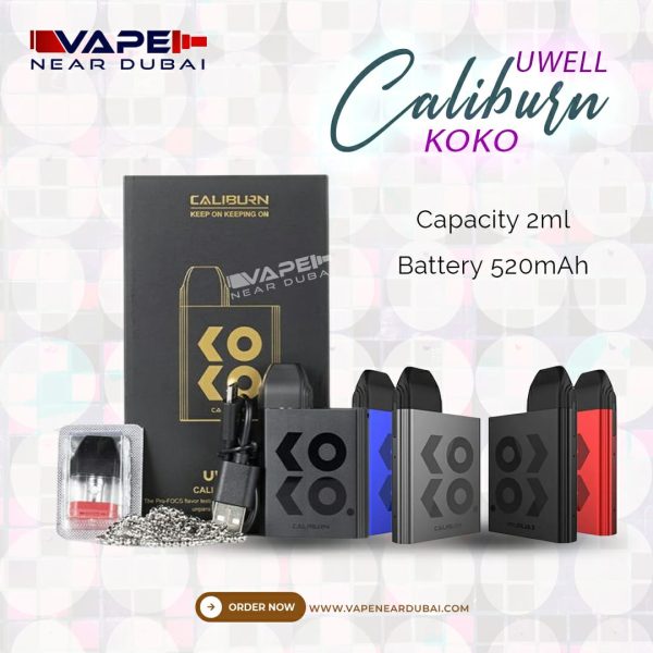 UWELL Caliburn Koko Pod System Vape Device In Dubai