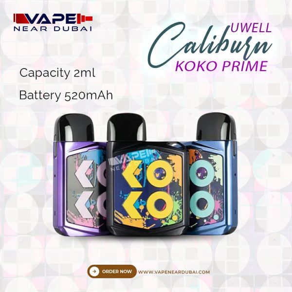 UWELL Caliburn Koko Prime Pod System Vape Device In Dubai