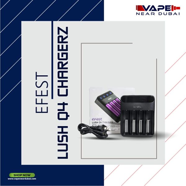 EFEST LUSH Q4 Battery Charger in Dubai