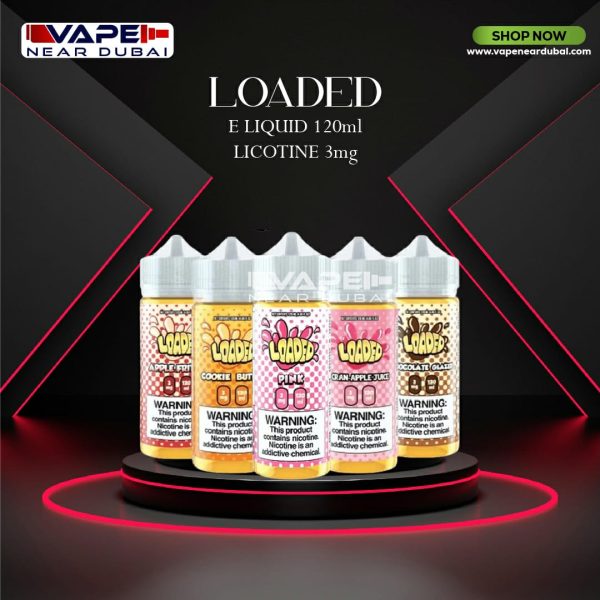 LOADED 120ML E-LIQUID 3MG NICOTINE FLAVORS IN DUBAI