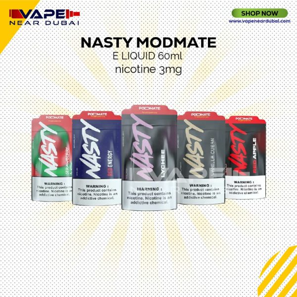 Nasty E-Liquid 60mL 3mg Nicotine Flavors in Dubai