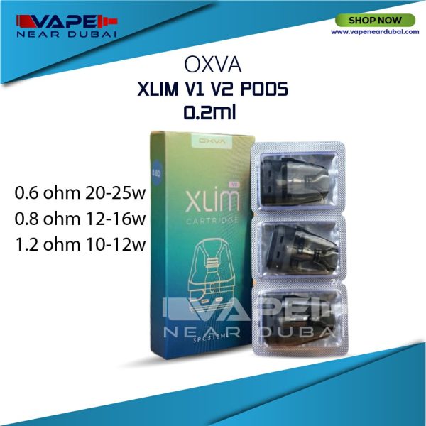 OXVA XLIM V1 V2 Replacement Pod Cartridges in Dubai