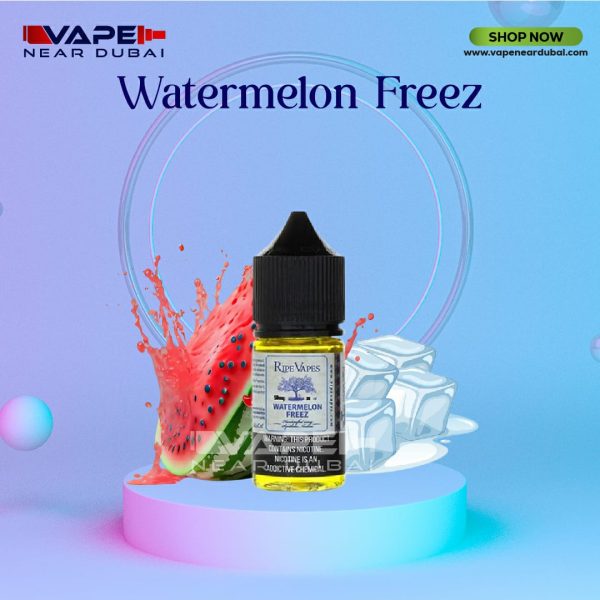 RIPE VAPES VCT SALTNIC 30ML WATERMELON FREEZ E - JUICE IN DUBAI