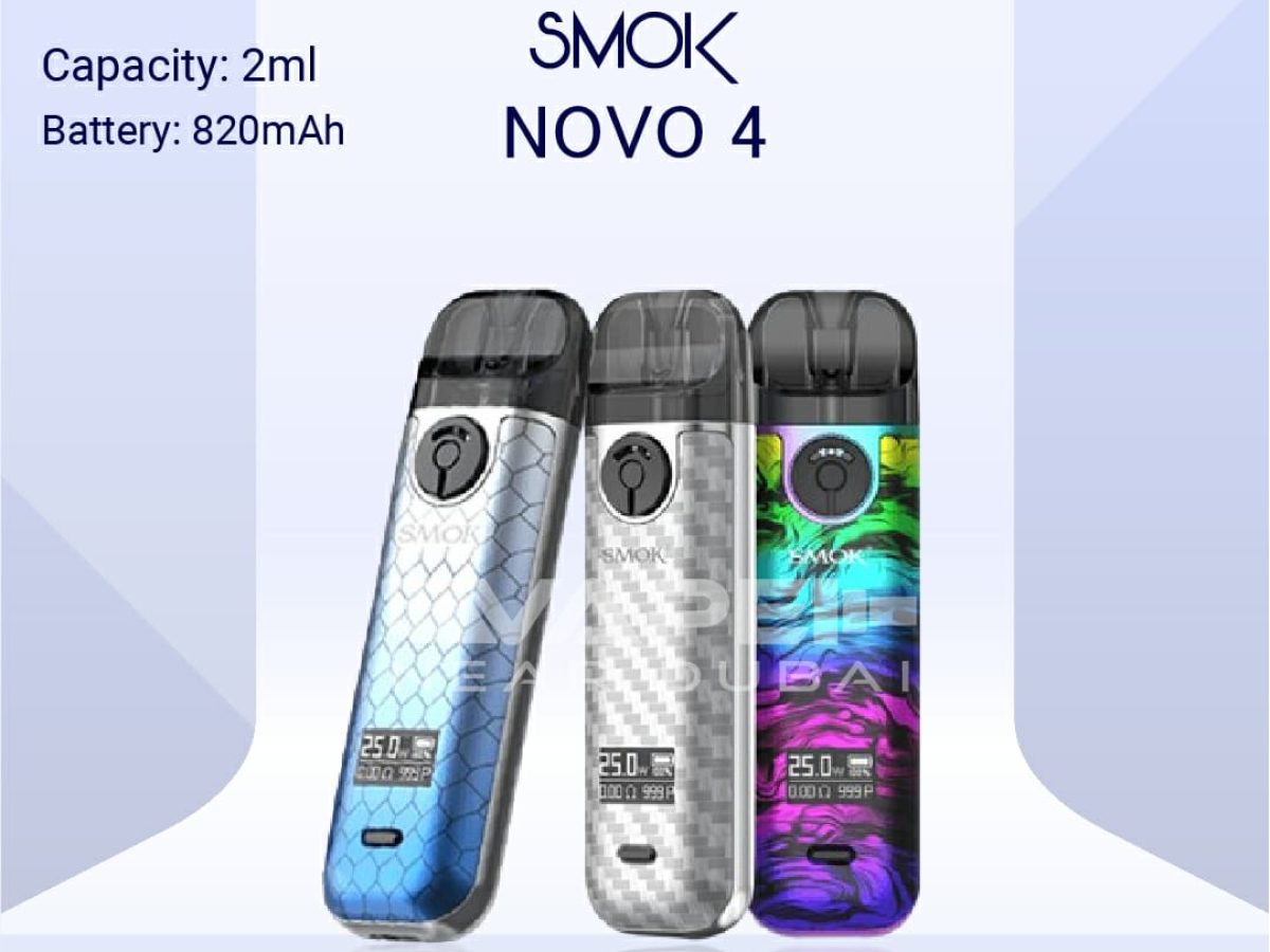 smok novo 4 25w pod kit Smok Novo 4 Mini Pod Kit at The Ace of Vapez – The Ace Of Vapez main image 0