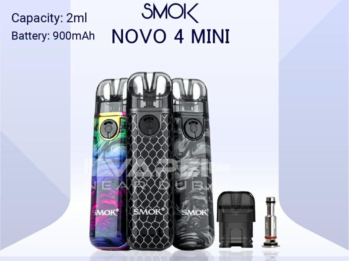 SMOK NOVO 4 Mini 25w Pod System Vape Kit in Dubai – Vape Near Dubai