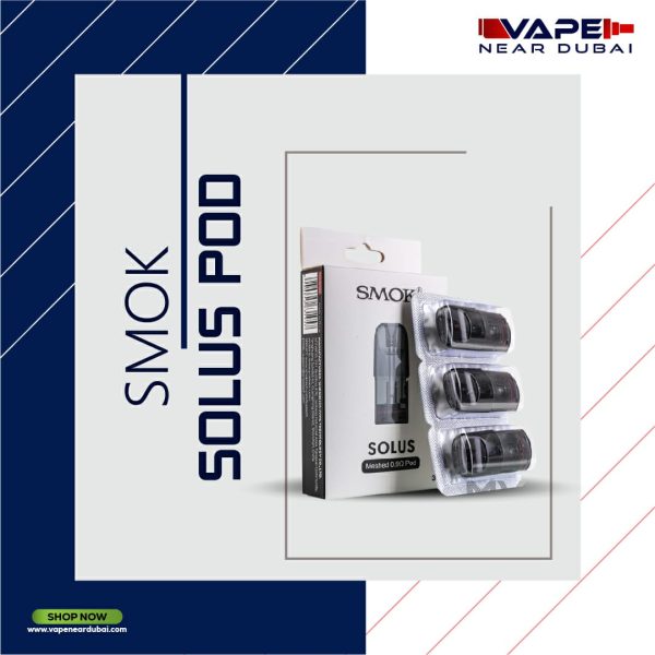 SMOK Solus Replacement Empty Pod In Dubai 3pcs/Pack