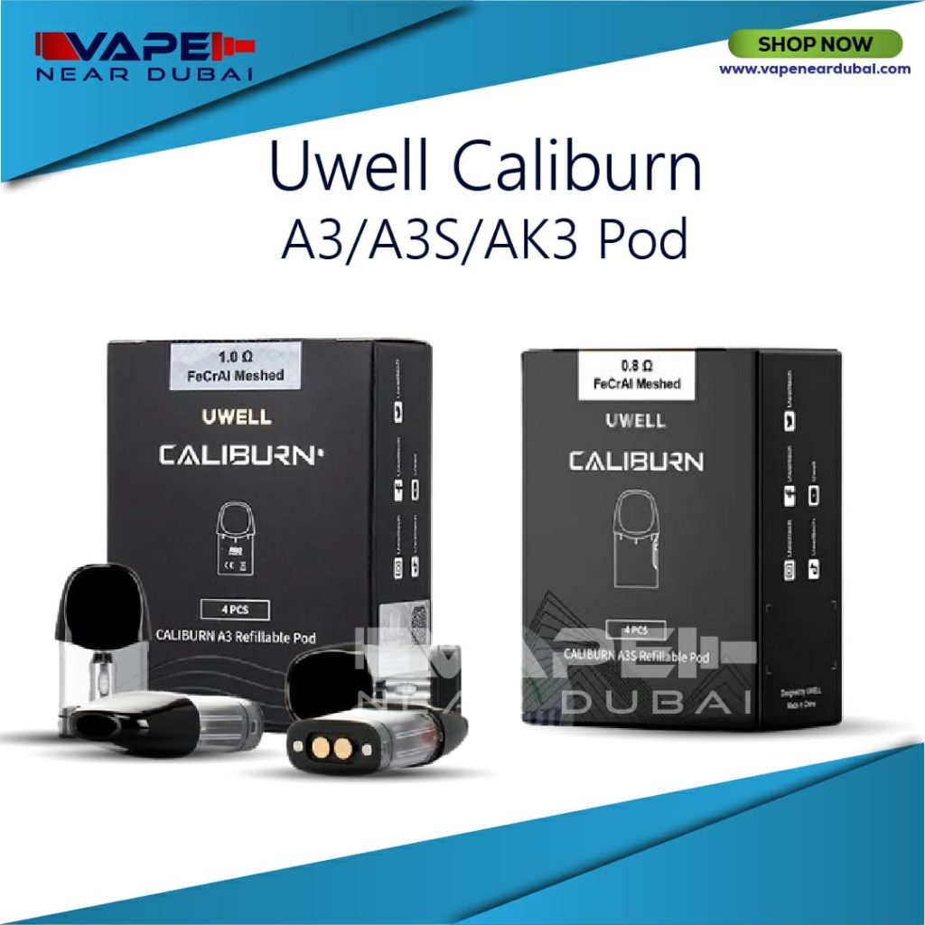 Uwell Caliburn A3 Pod Uwell CALIBURN A3 15W Pod System - Vape Pod Kit Uwell  Caliburn A3 Replacement Pods Walmart Uwell Caliburn A3 Pods 4 Pack | 2mL |  1.0 Meshed |