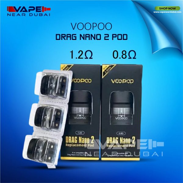 Voopoo Drag Nano 2 Replacement Pods in Dubai