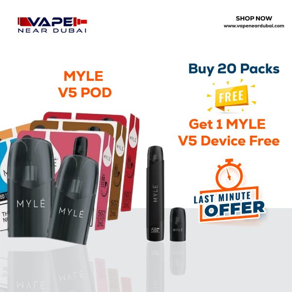 MYLE V5 POD GET Free 1 MYLE V5 Device