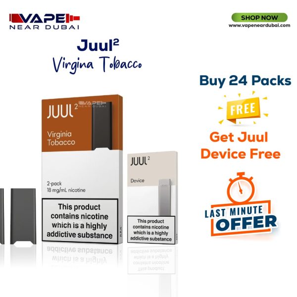 JUUL 2 Virginia Tobacco Get Free Juul 2 kit In Dubai