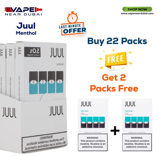 JUUL Menthol Pods Offer in Dubai