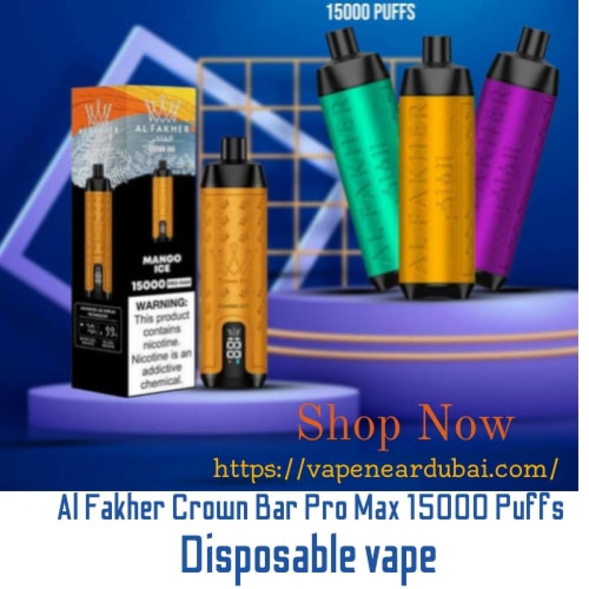 al fakher 15000 pro max ALFAKHER 15000 PUFFS PRO MAX main image 0